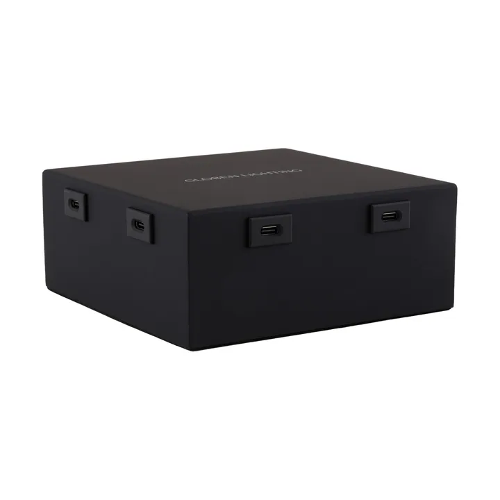 Globen Lighting Ladehub USB C - Schwarz, 8 St. Adapter - Globen Lighting