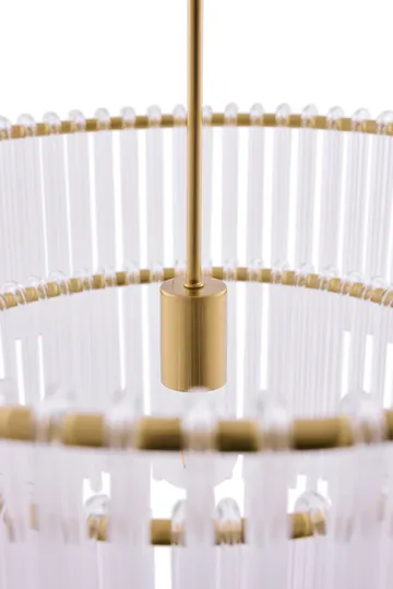 Hook 60 Pendelleuchte - Klar gebürstetes Messing - Globen Lighting