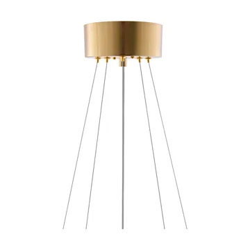 Hook 60 Pendelleuchte - Klar gebürstetes Messing - Globen Lighting