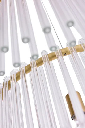 Hook 60 Pendelleuchte - Klar gebürstetes Messing - Globen Lighting