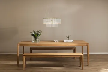 Hook 60 Pendelleuchte - Klar gebürstetes Messing - Globen Lighting