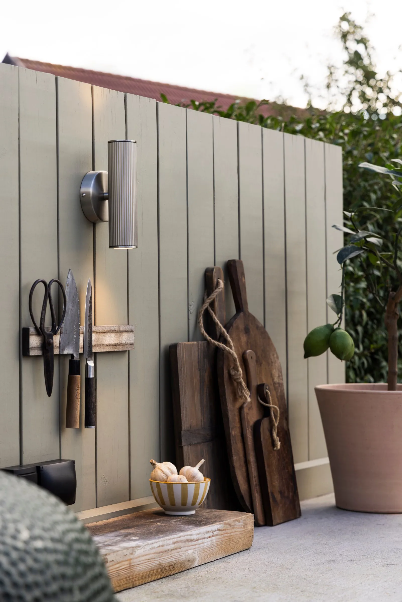 Hubble up/down Wandleuchte Fassadenbeleuchtung, Gebürsteter Stahl Globen Lighting