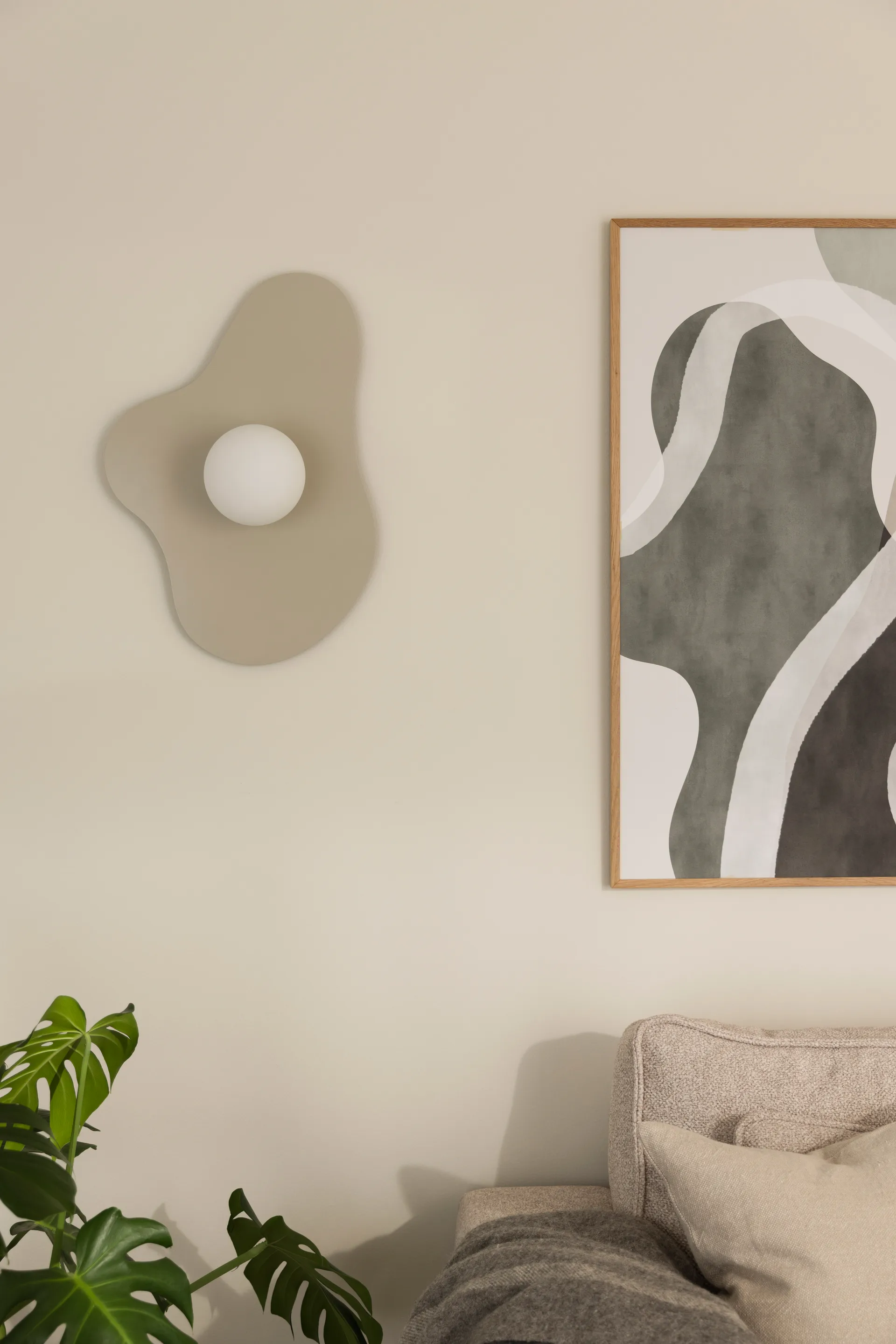 Illusion Wandleuchte/Deckenleuchte 60 cm, Beige Globen Lighting