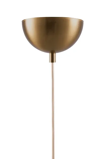 Iris Pendelleuchte 50 - Creme-Schwarz (Weiß-goldfarben) - Globen Lighting