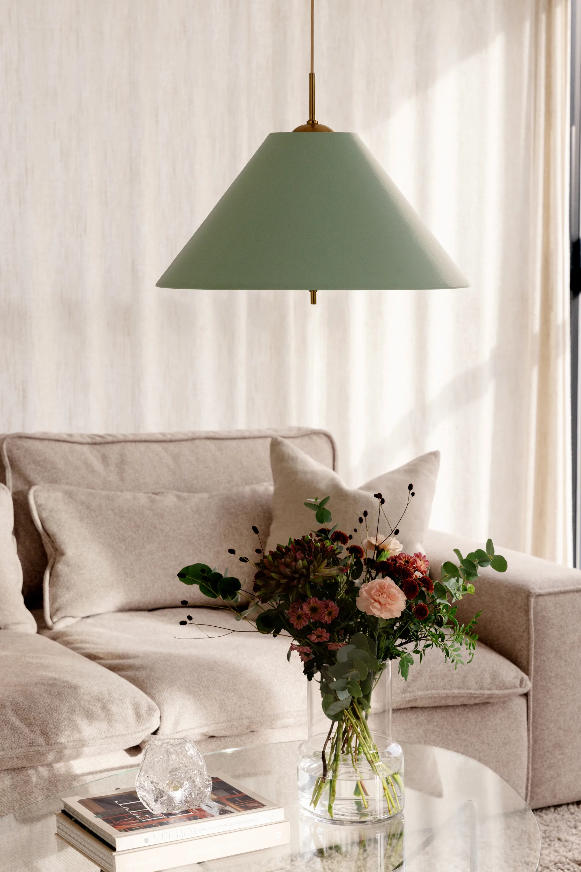 Iris Pendelleuchte 50, Grün Globen Lighting