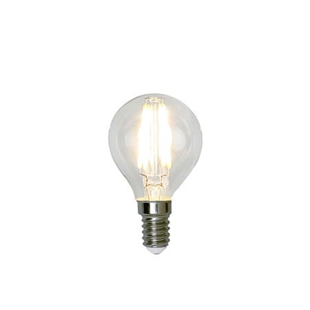 Lichtquelle LED-Filament Kugel 3,2W dimmbar E14, Klar Globen Lighting