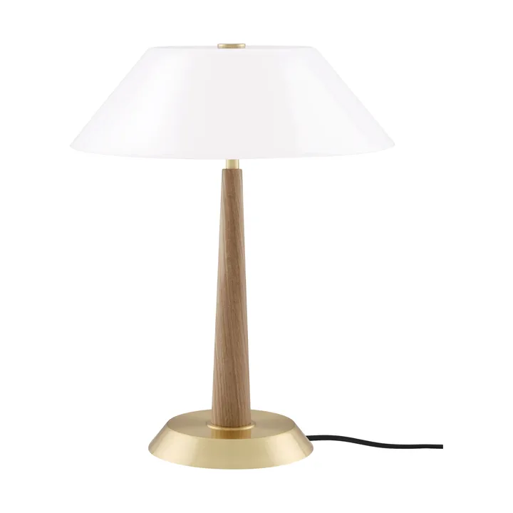 Ligna Tischleuchte - Eiche-Rohmessing, Ø29x39,2 cm - Globen Lighting