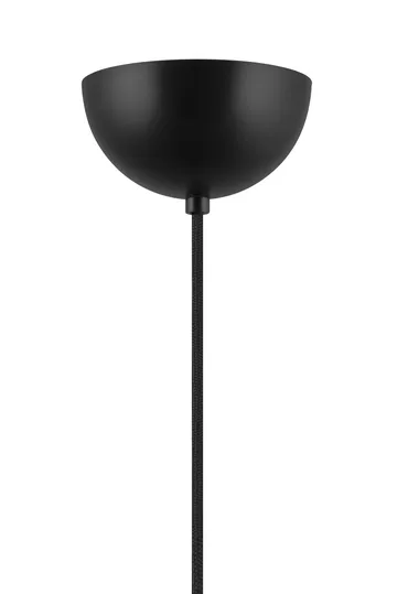 Lou Pendelleuchte - 3, Weiß Bouclé-Schwarz, 46x46 cm - Globen Lighting