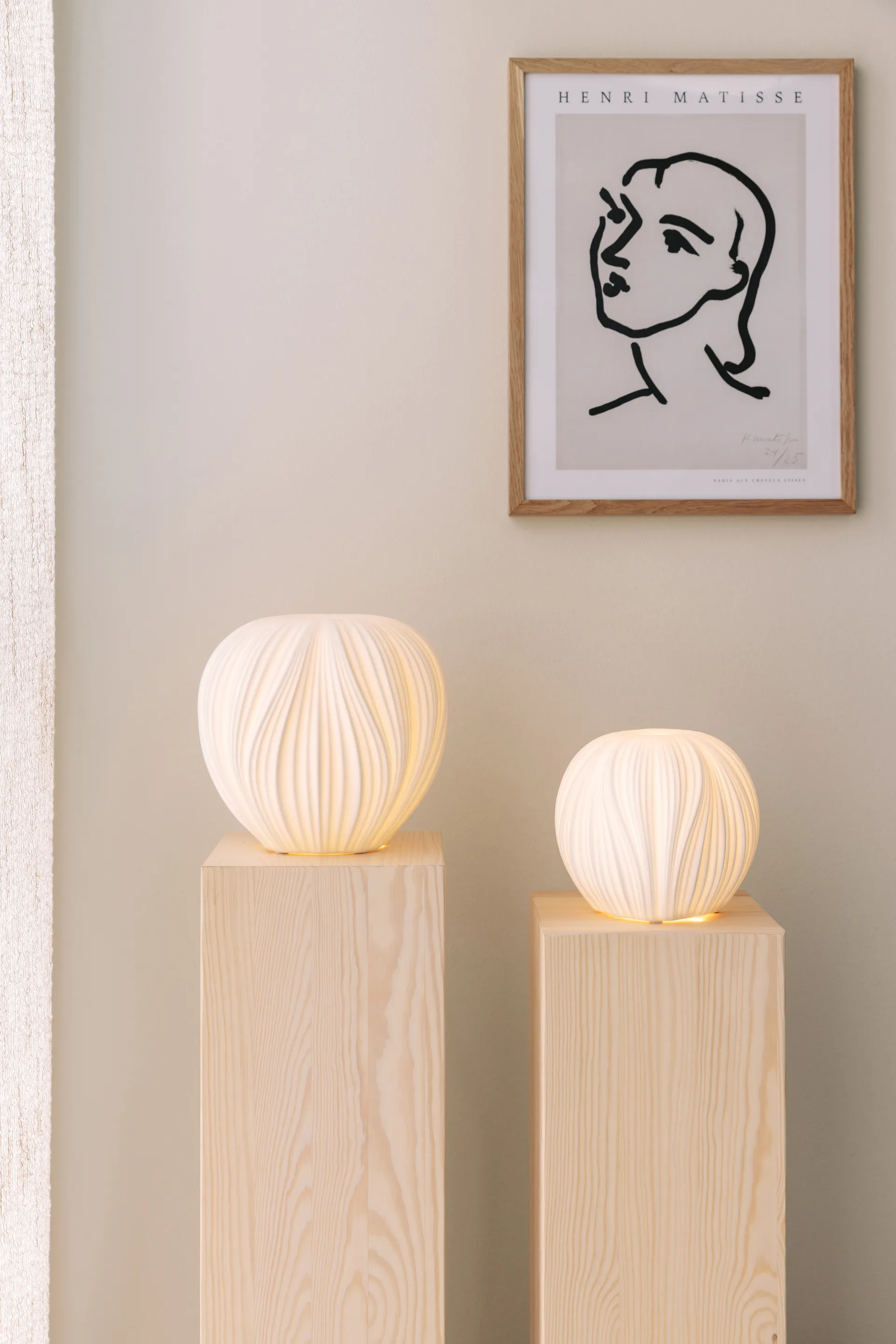 Milo Tischleuchte, Weiß, 21 cm Globen Lighting