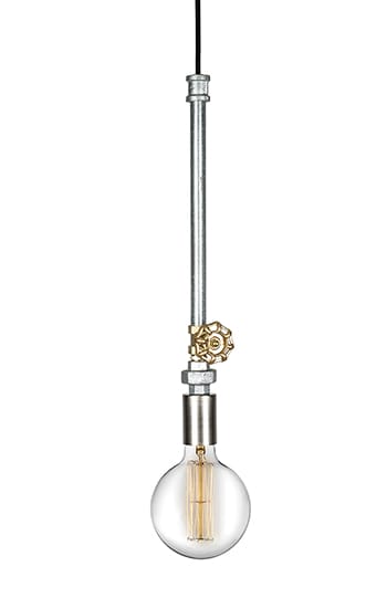 Mini Plumber Pendelleuchte - Stahl gebürstet - Globen Lighting