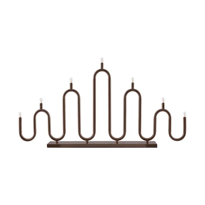 Noel 7 Adventskerzenhalter - Bronze - Globen Lighting