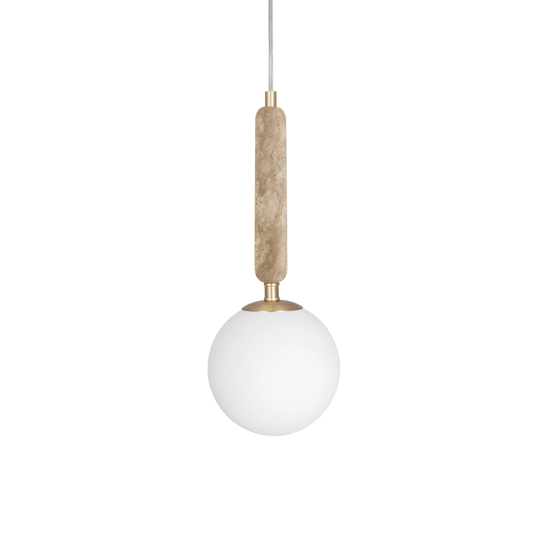 Torrano Pendelleuchte 15cm, Travertin Globen Lighting