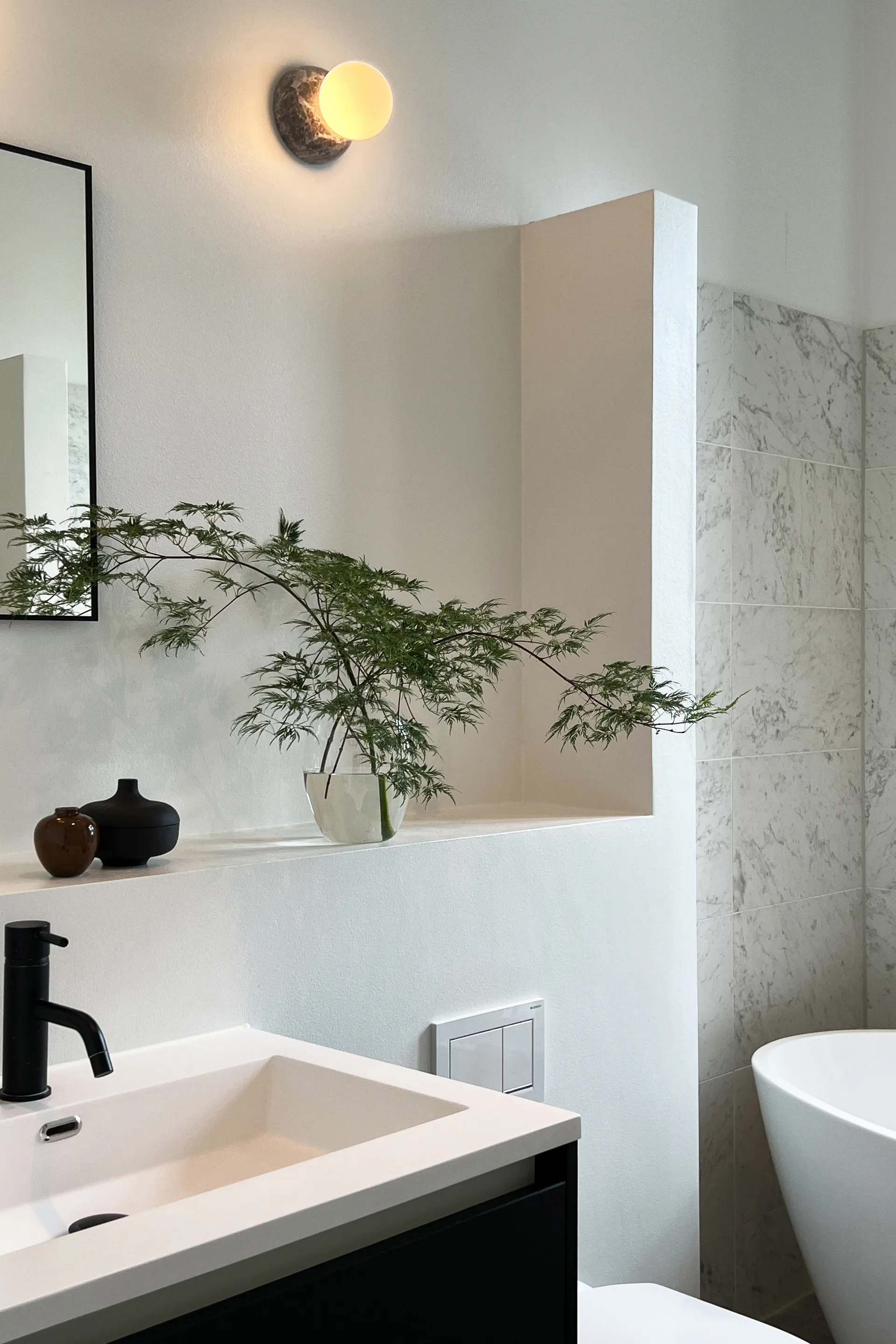 Torrano Wandleuchte/Deckenleuchte 13cm, Grau Globen Lighting