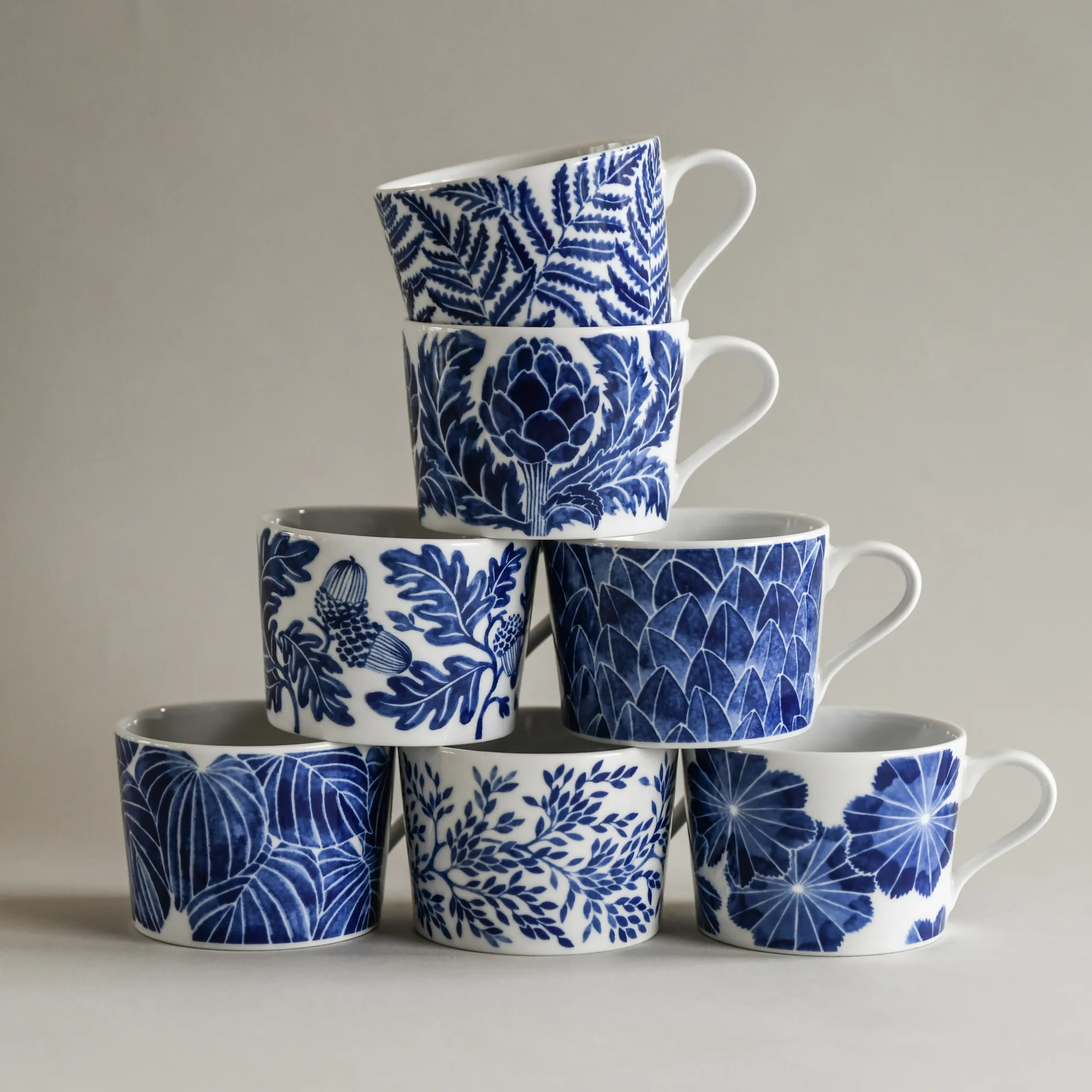 Acorn Tasse 24 cl, Blau Götefors Porslin