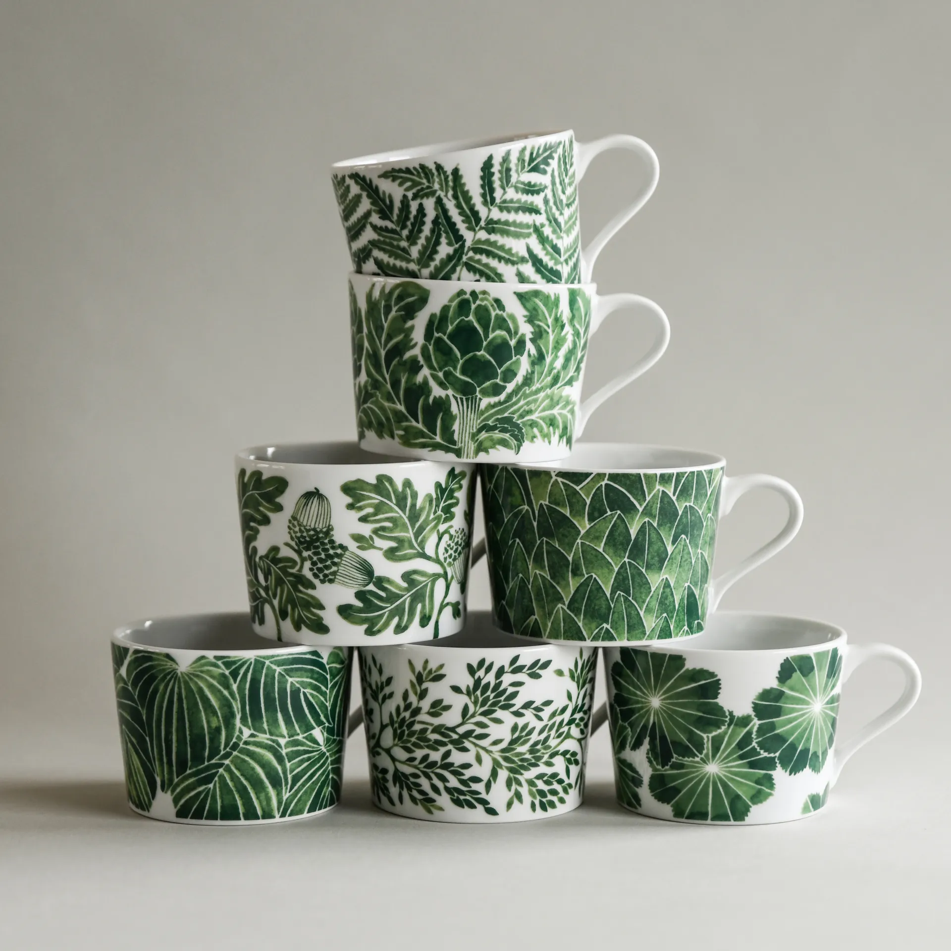 Acorn Tasse 24 cl, Grün Götefors Porslin