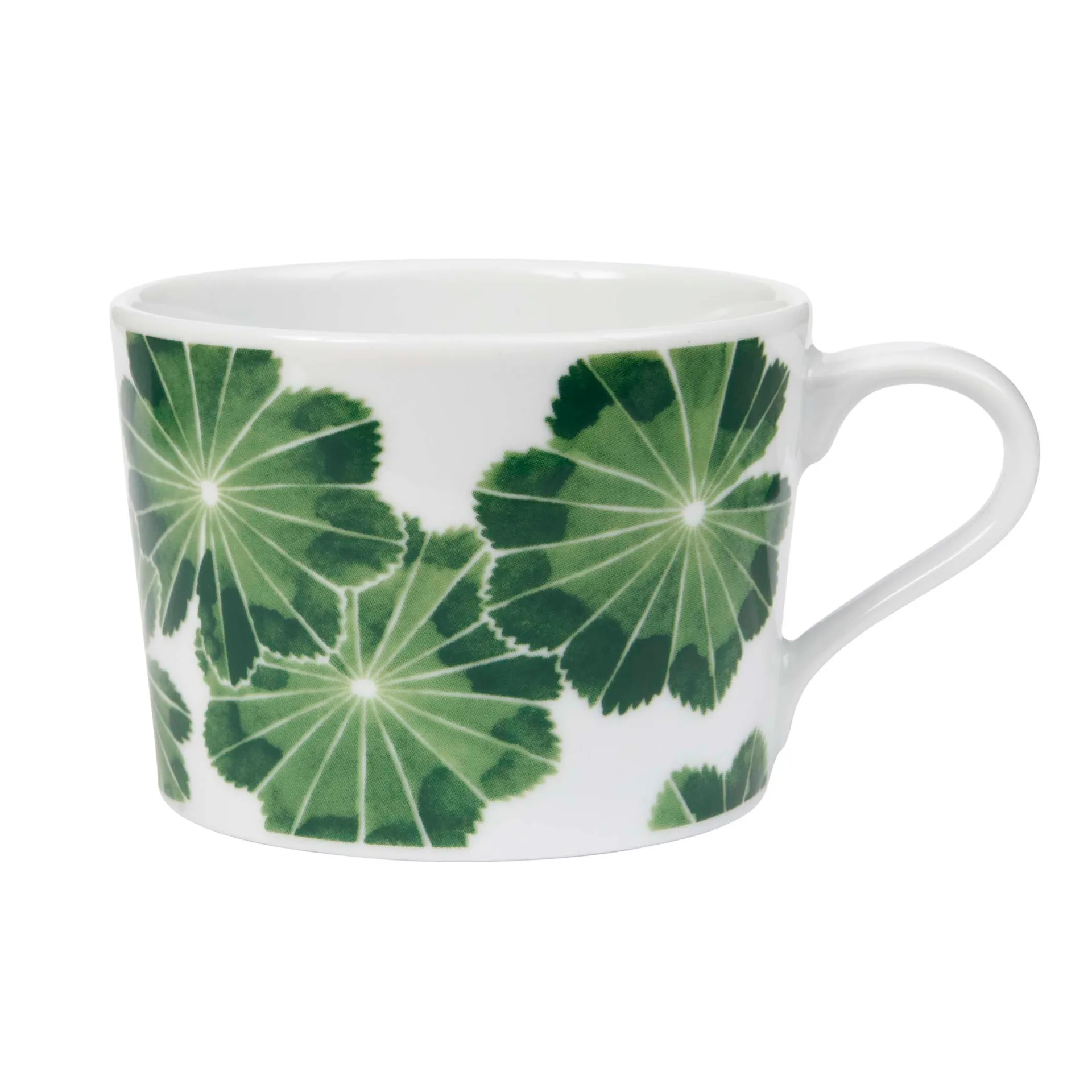 Botanica Tasse mit Henkel grün, Frauenmantel Götefors Porslin