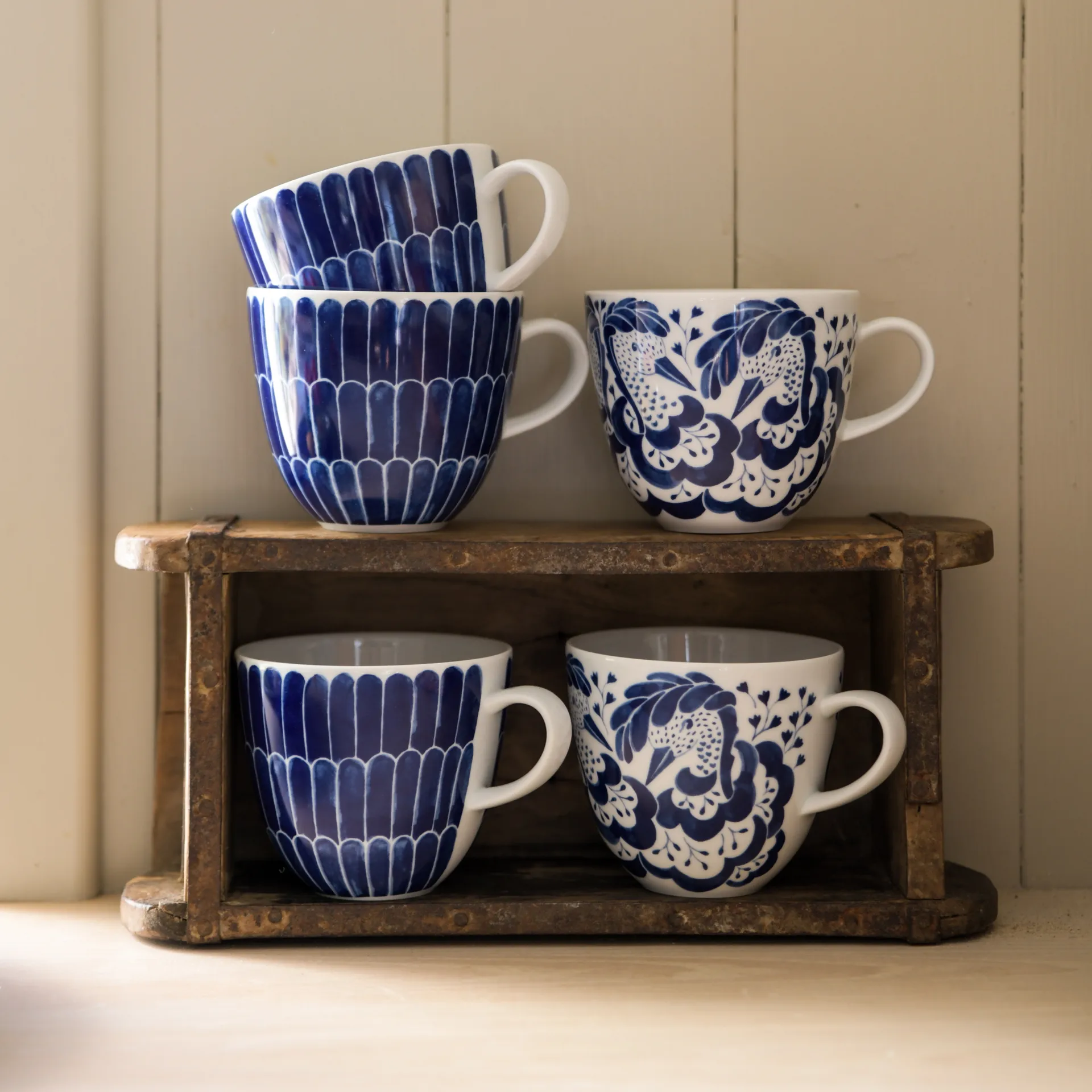 Selma Jubileum Tasse 41 cl, Blau Götefors Porslin