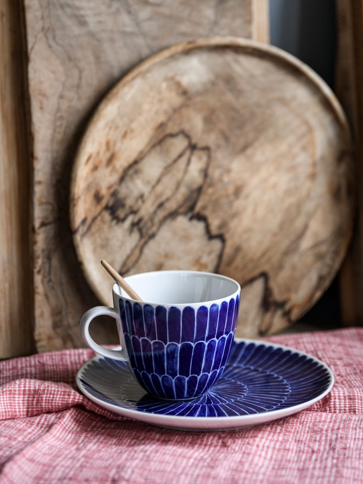 Selma Tasse Feder blau, 41 cl Götefors Porslin