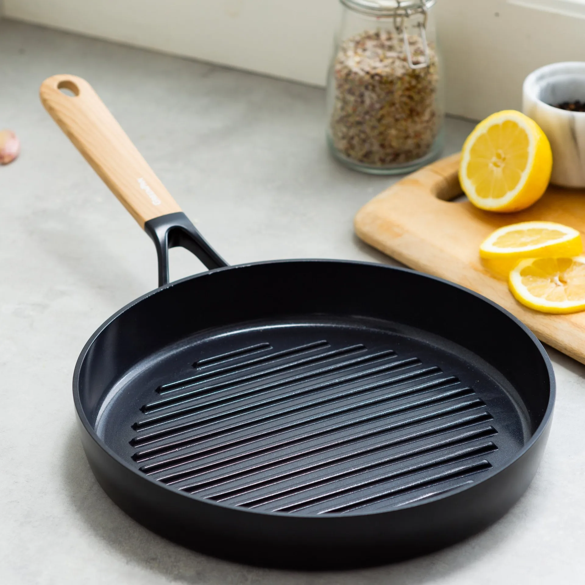 Eco Smartshape Grillpfanne 28 cm, Light wood GreenPan