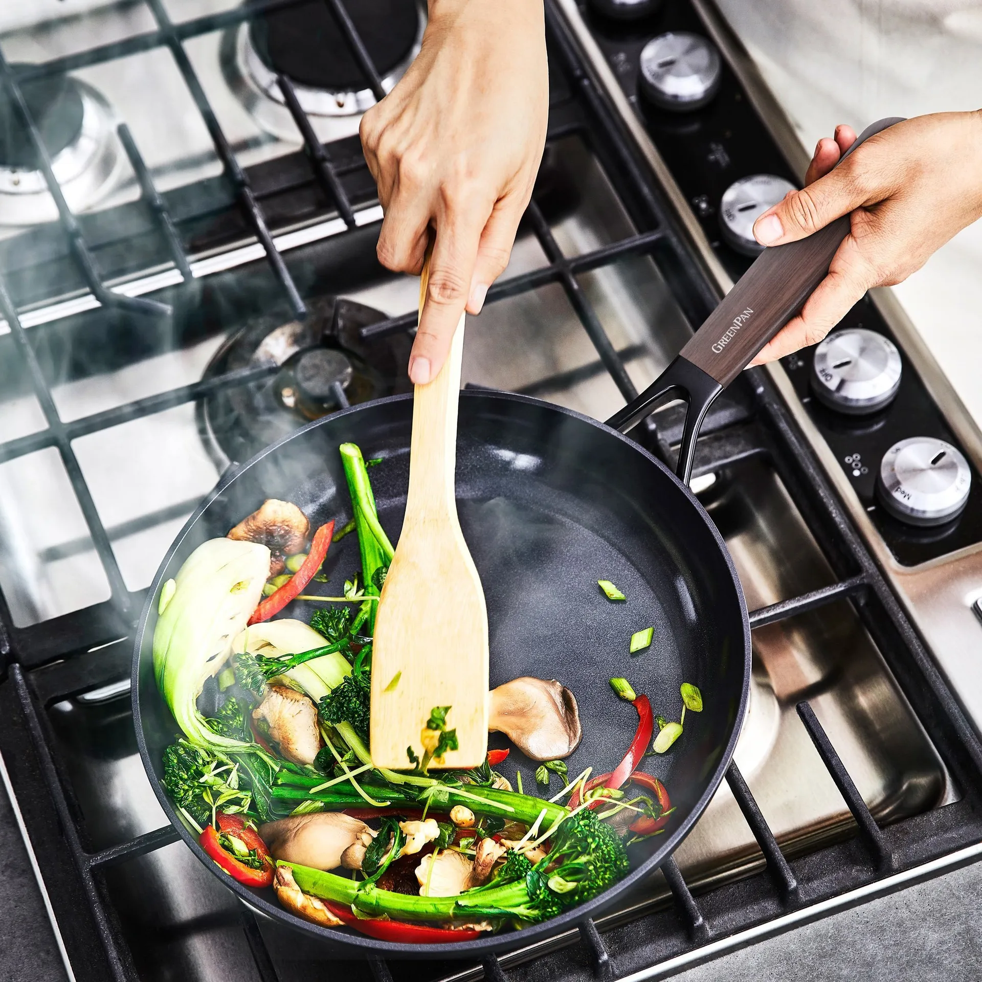 Eco Smartshape Pfanne 28 cm, Dark wood GreenPan