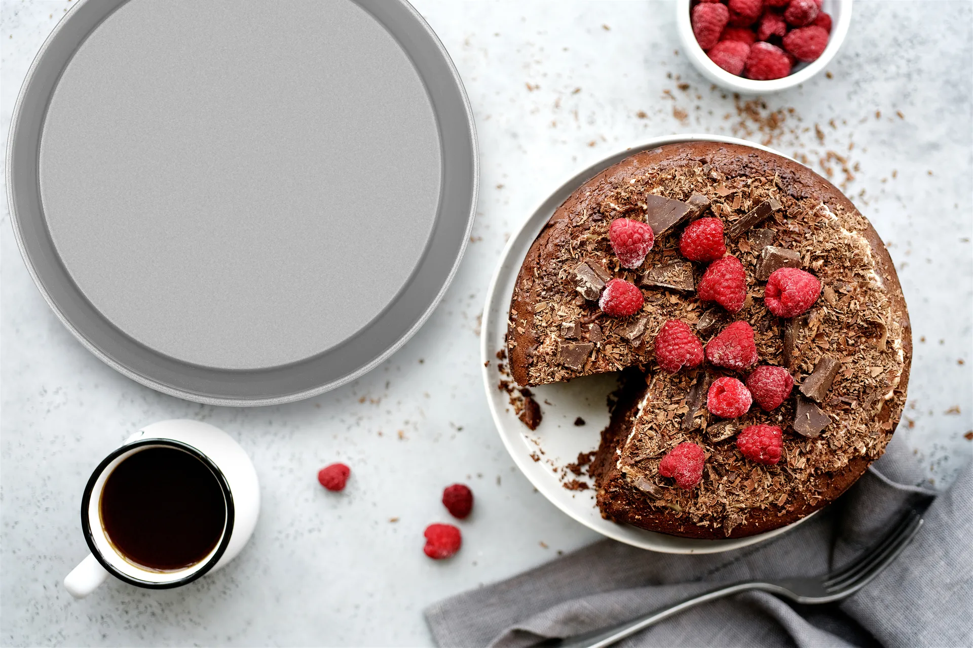 Silver Eligance Backform, Stahl, rund, Ø28×5,2 cm Guardini