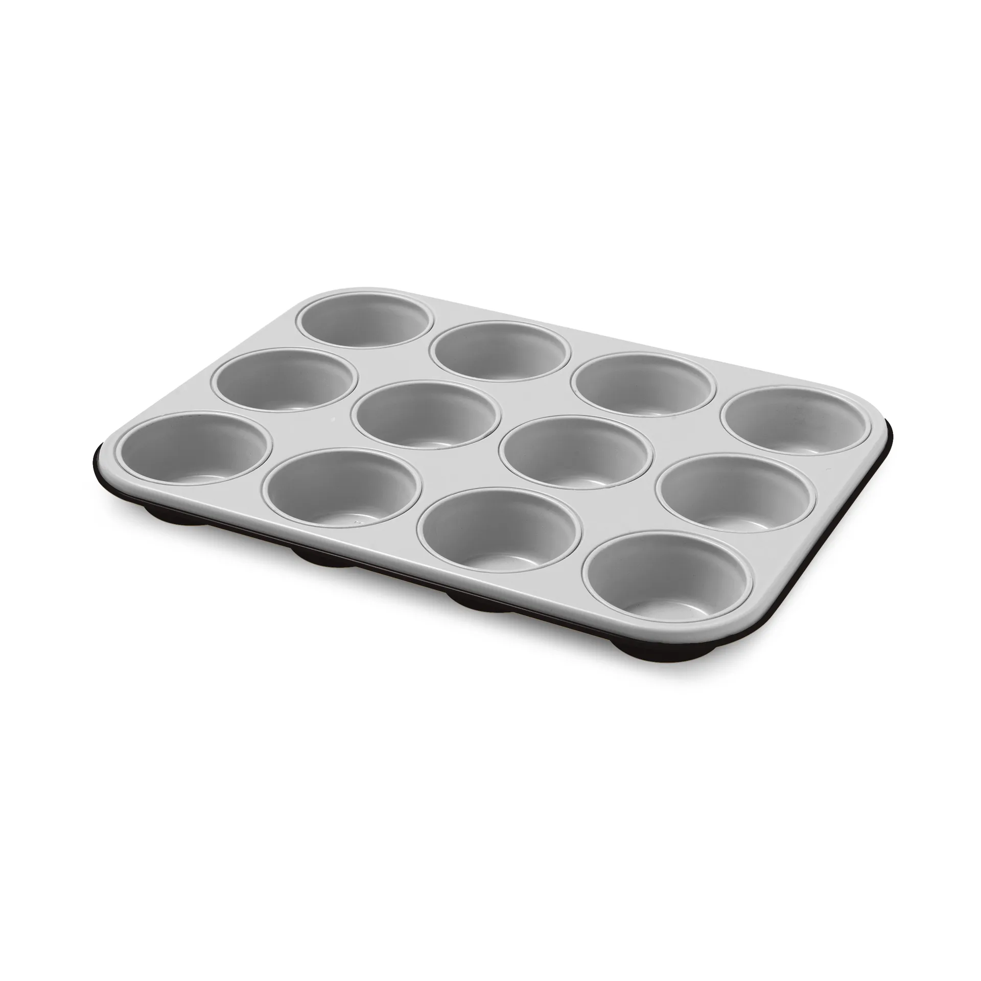 Silver Eligance Muffinblech, Stahl, 12-teilig Muffins, 27x35 cm Guardini