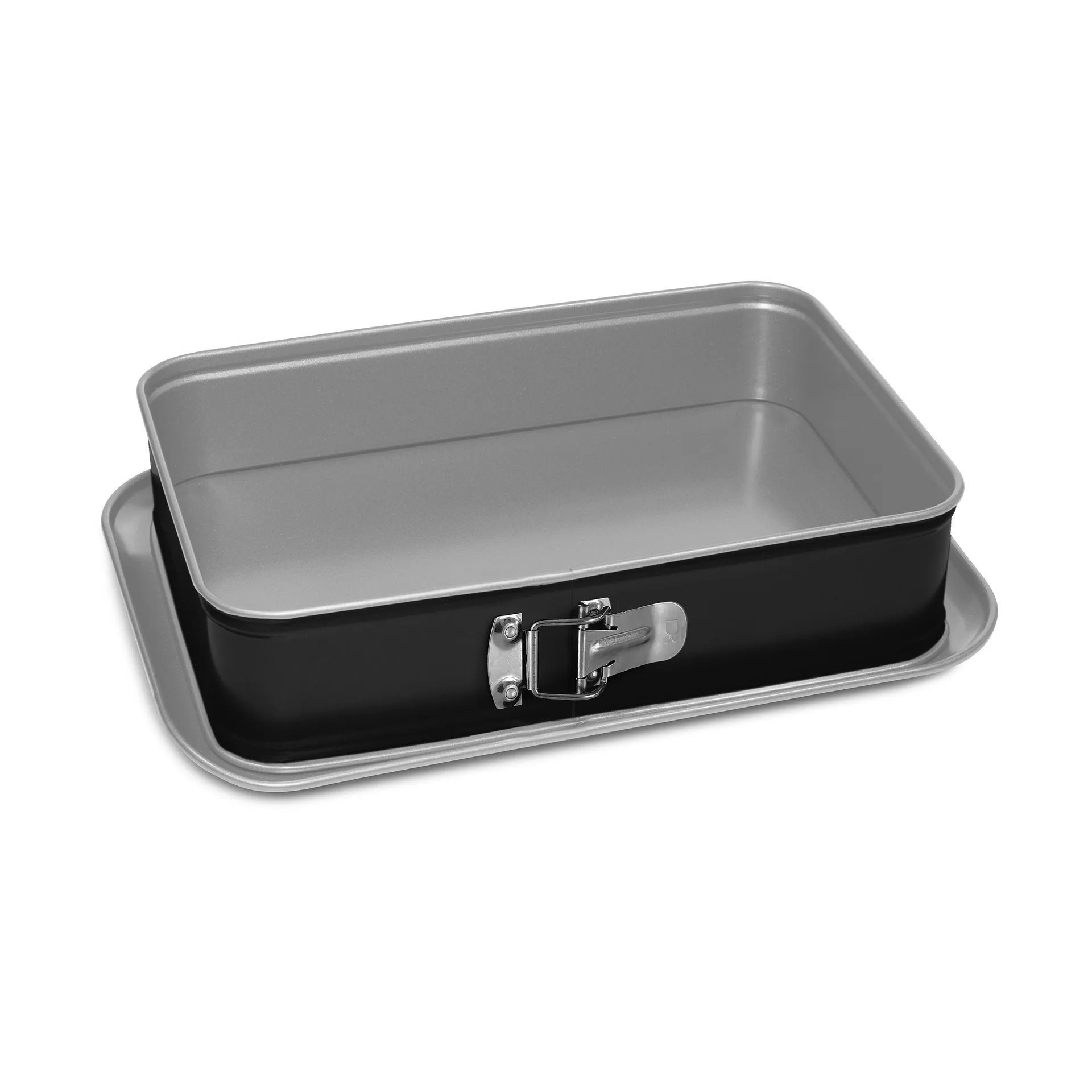 Silver Eligance Springform, Stahl, rechteckig, 27x19x7 cm Guardini