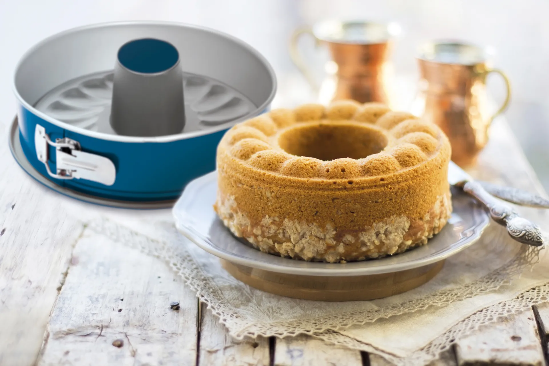 Xbake Springform, Stahl, abnehmbare Mittelkonus, Ø26 cm Guardini