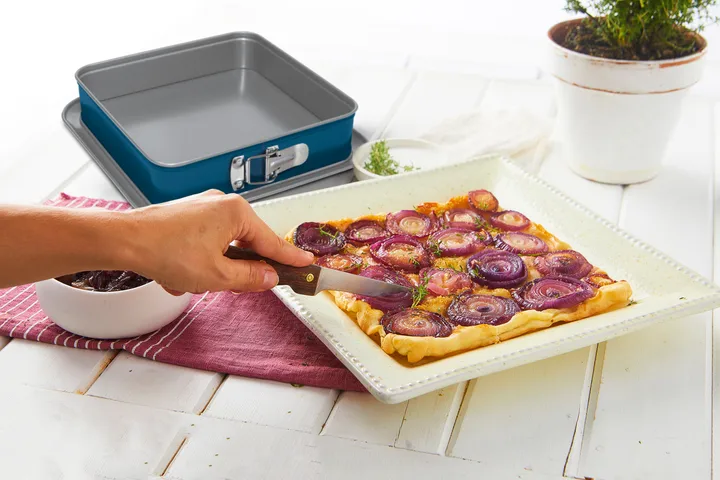 Xbake Springform - Stahl, quadratisch, 24x7 cm - Guardini