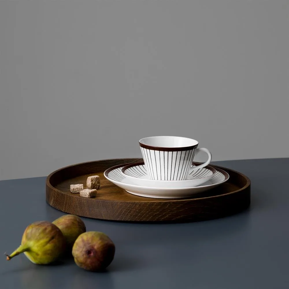 Ribb Kaffeetasse, Tasse + Untertasse Gustafsbergs Porslinsfabrik
