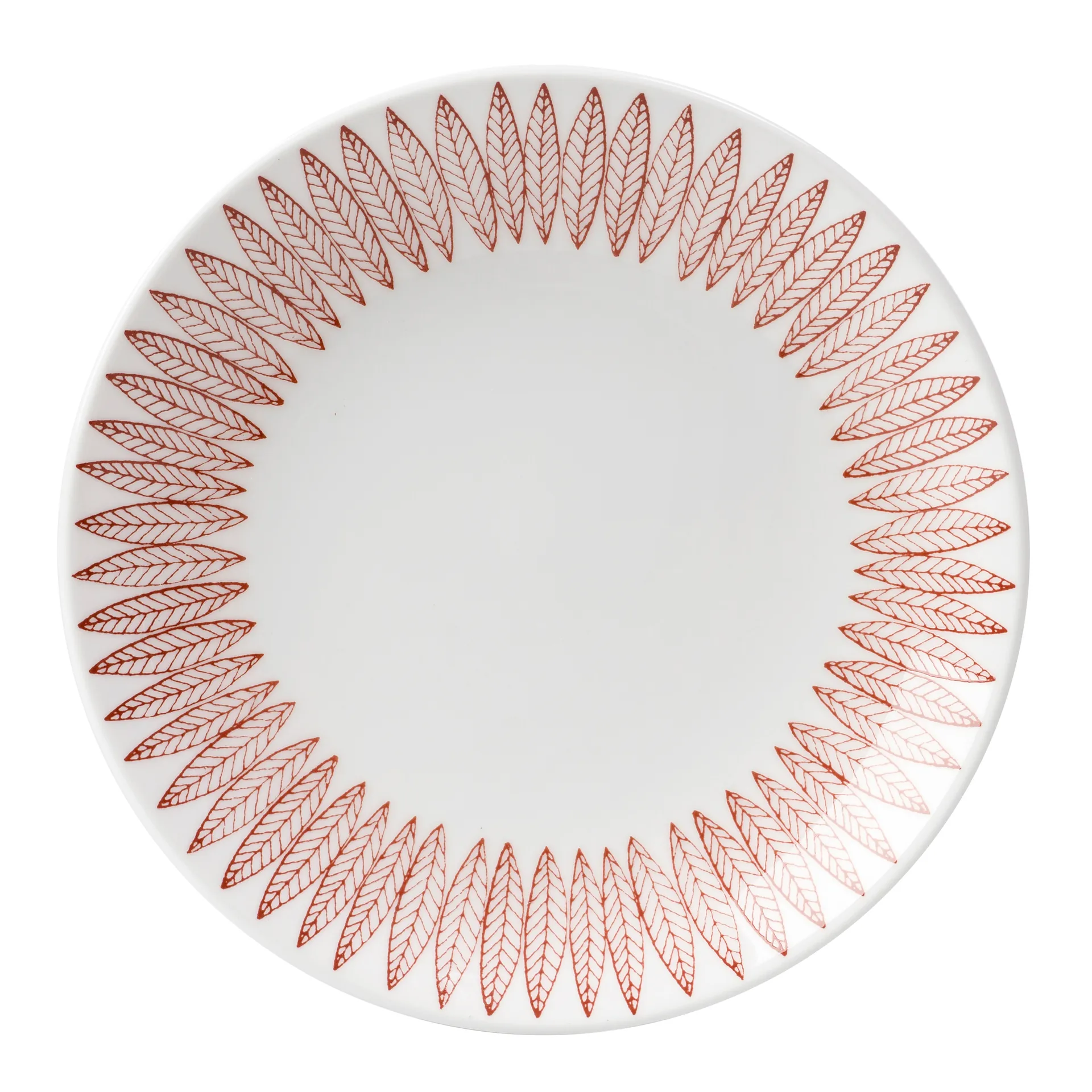 Röd Salix Teller, Ø 28cm Gustafsbergs Porslinsfabrik