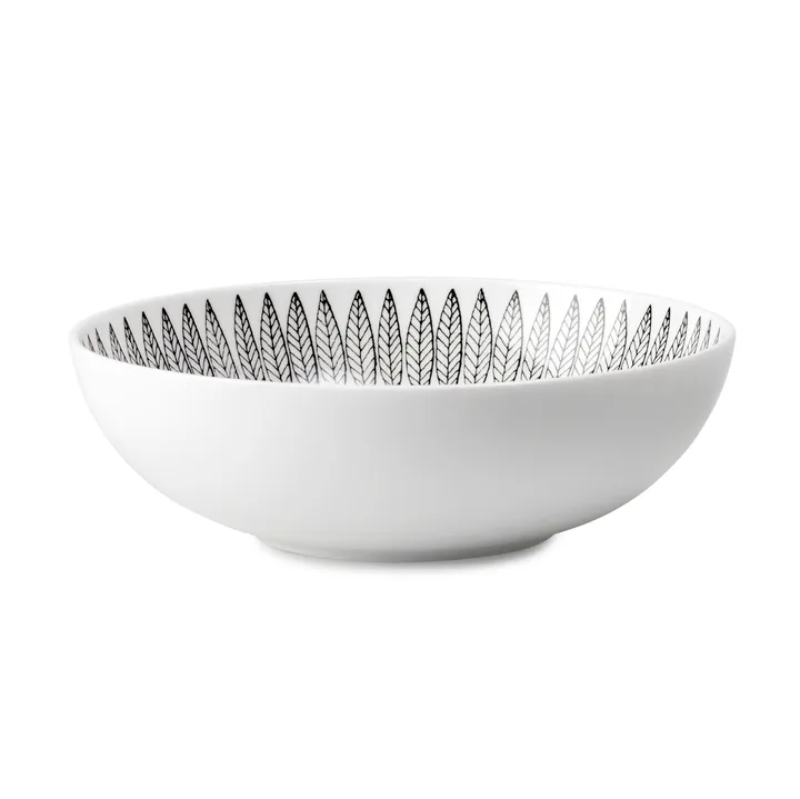 Svart Salix Schale 17cm - Schwarz - Gustafsbergs Porslinsfabrik