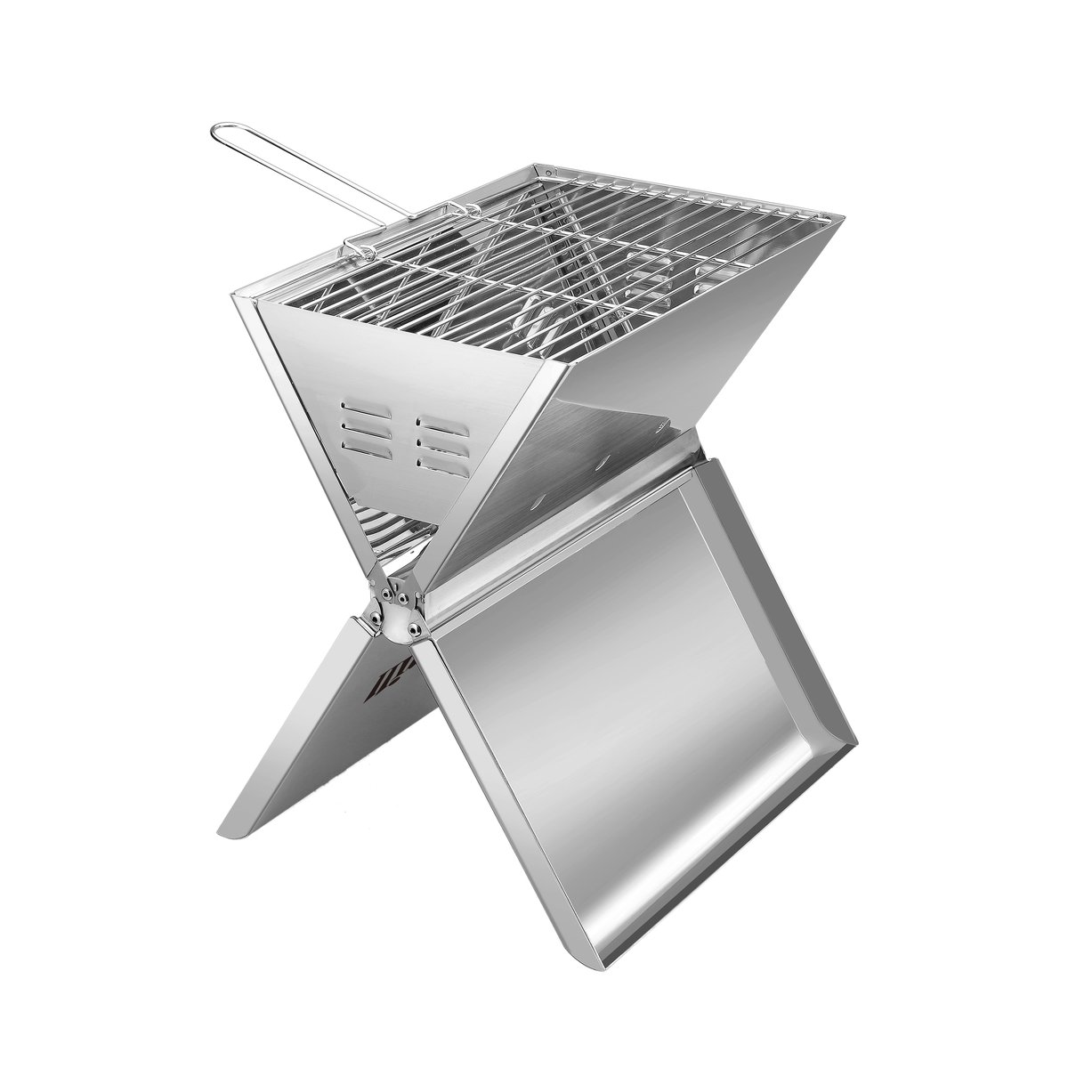 Hällmark Hällmark Faltbarer Grill 36x26 cm Edelstahl
