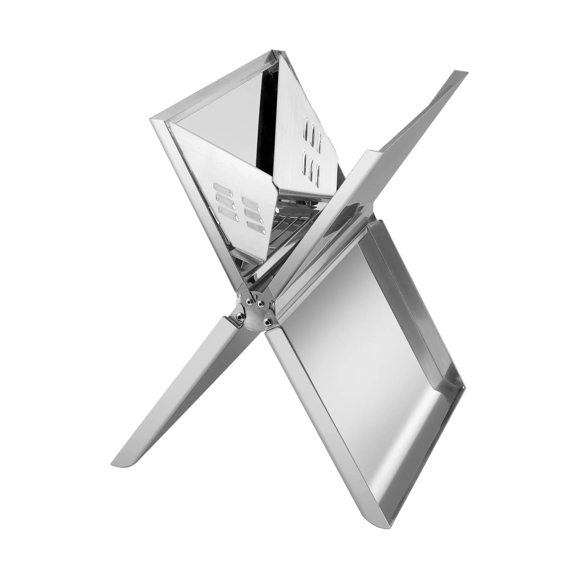 Hällmark Faltbarer Grill 36x26 cm, Edelstahl Hällmark