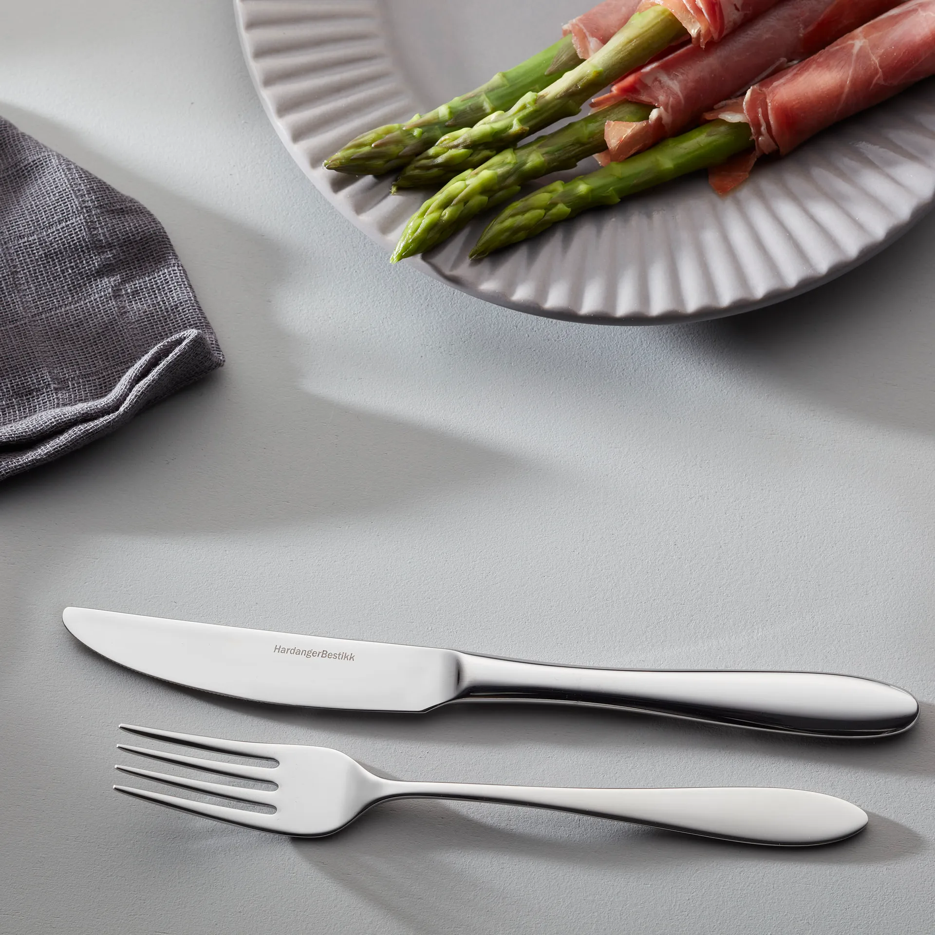 Fjord Vorspeisenbesteck 8 Teile, Edelstahl Hardanger Bestikk