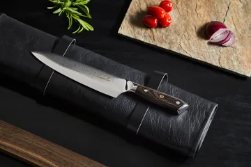 Damascus By Hâws Kochmesser 32 cm - Wengè - Hâws