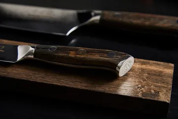Damascus By Hâws Kochmesser 32 cm - Wengè - Hâws