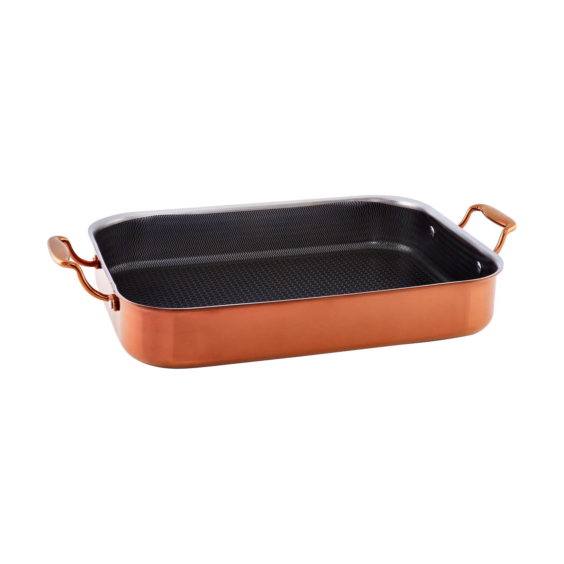 Hâws Santo Bräter Ofenform Hybrid-Beschichtung Rose Gold, 31×25 cm Hâws