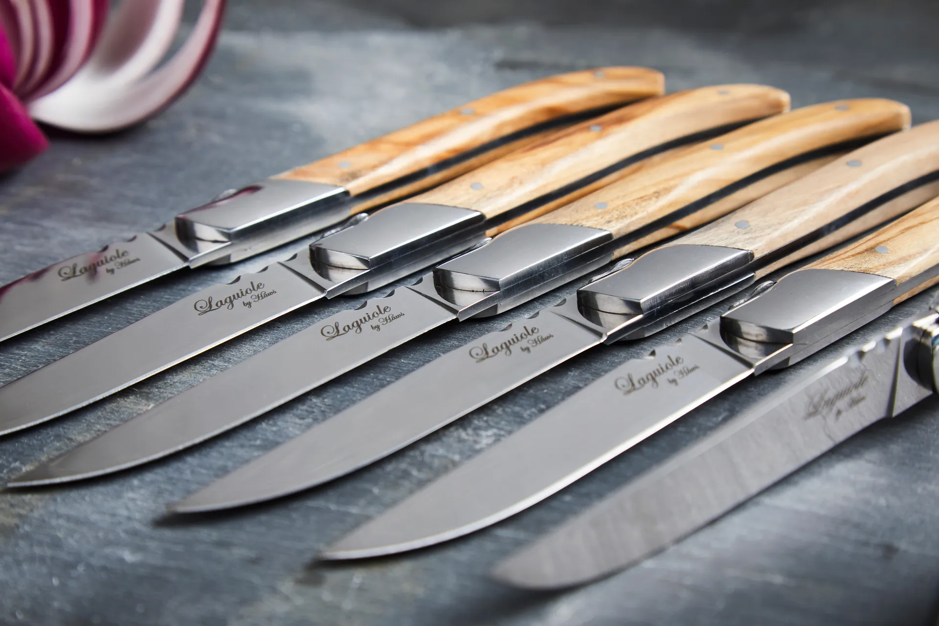 Laguiole By Hâws Grillgabel 6-teilig, Olive Hâws