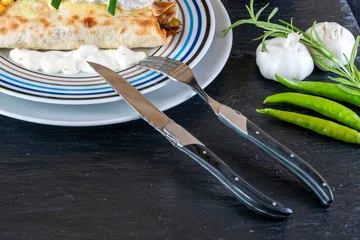 Laguiole By Hâws Grillmesser 6-pack - Black Wood - Hâws