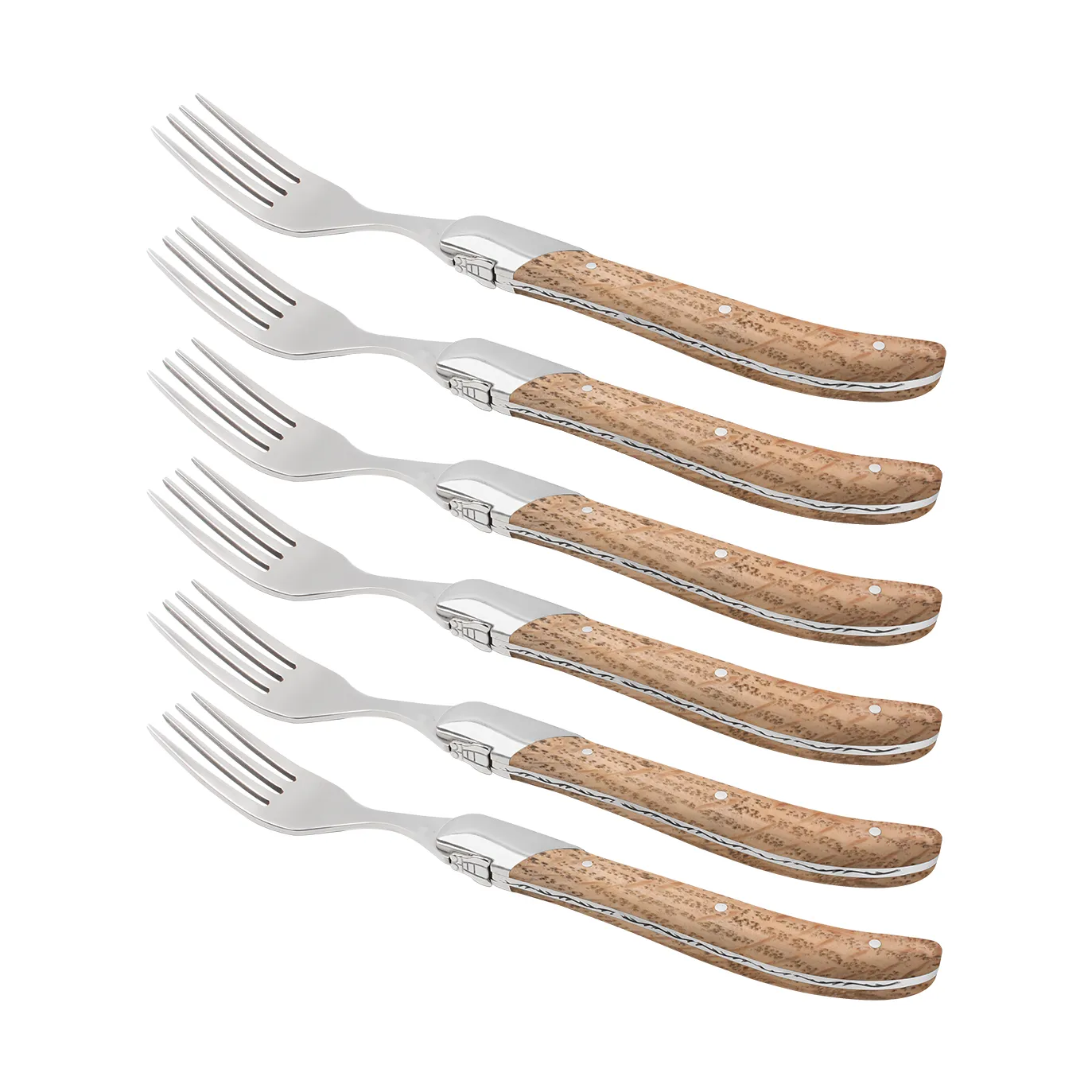 Laguiole By Hâws Grillmesser 6-pack, Oak Hâws