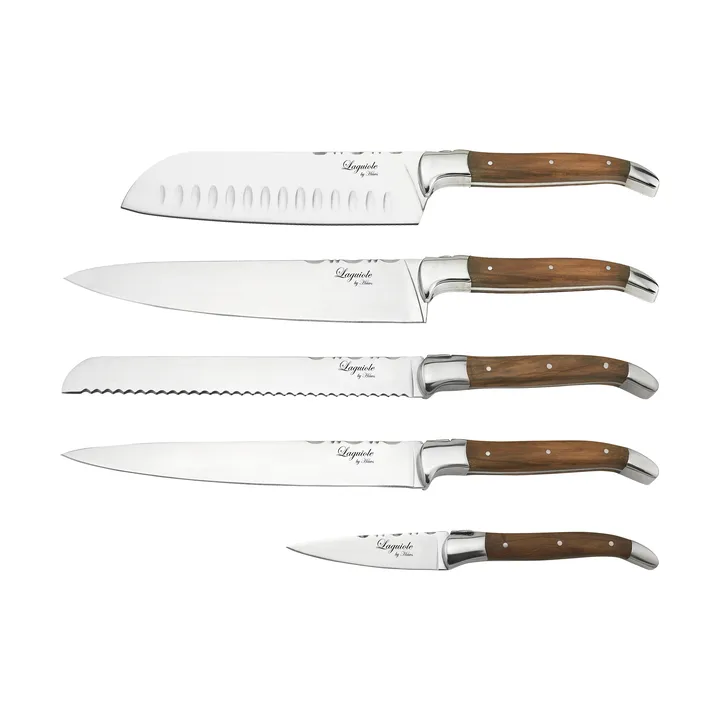 Laguiole By Hâws Kochmesser-Set 5-teilig - Olive - Hâws