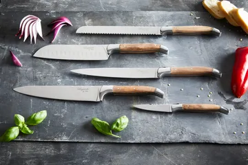 Laguiole By Hâws Kochmesser-Set 5-teilig - Olive - Hâws