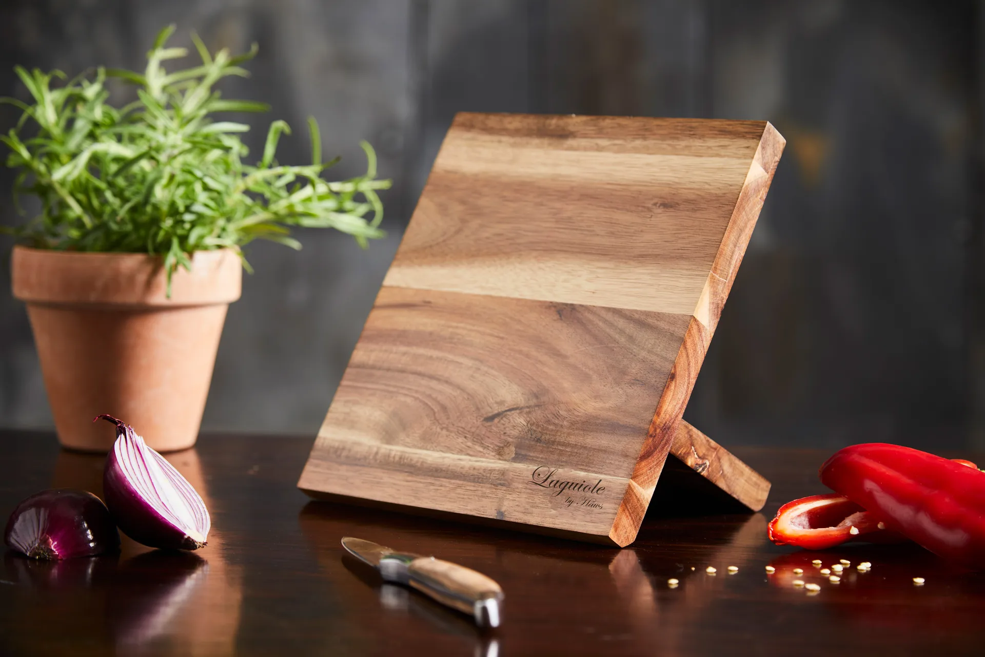 Laguiole By Hâws Kochmesser-Set 5-teilig, Olive Hâws