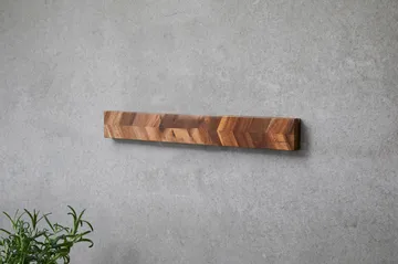 Laguiole by Hâws magnetischer Messerhalter 40x5x2 cm - Acacia wood Herringbone style - Hâws