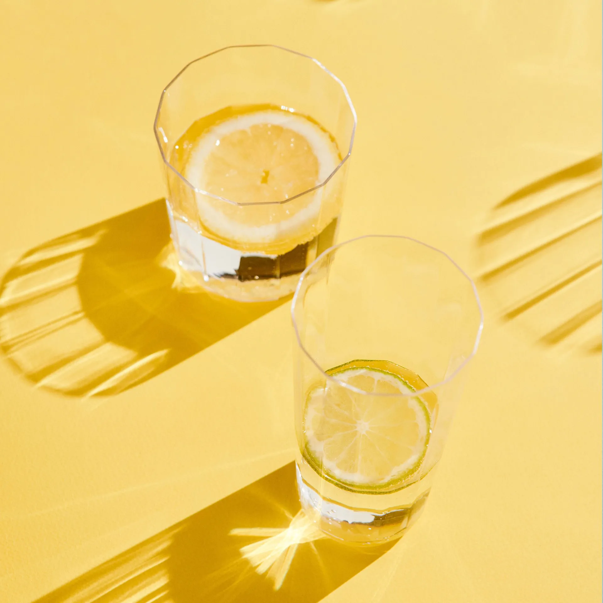 Angle Wasserglas 4er Pack, Wide 7,5 cm HAY