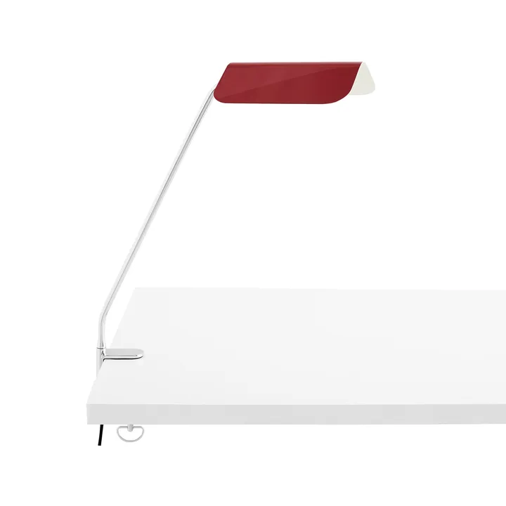 Apex Clip Schreibtischlampe - Maroon red - HAY