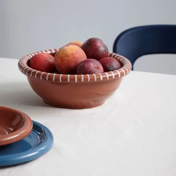 Barro Salatschale - Natural with stripes, Ø26 cm - HAY