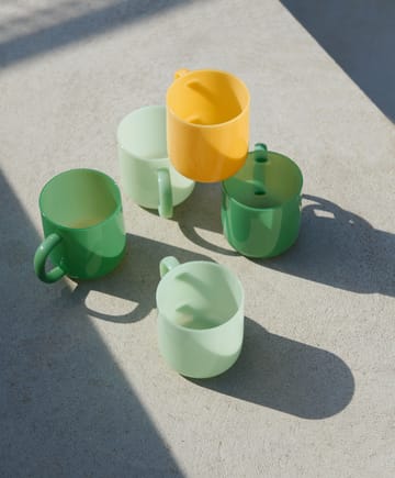 Borosilicate Tasse 30cl 2er Pack - Jade yellow - HAY