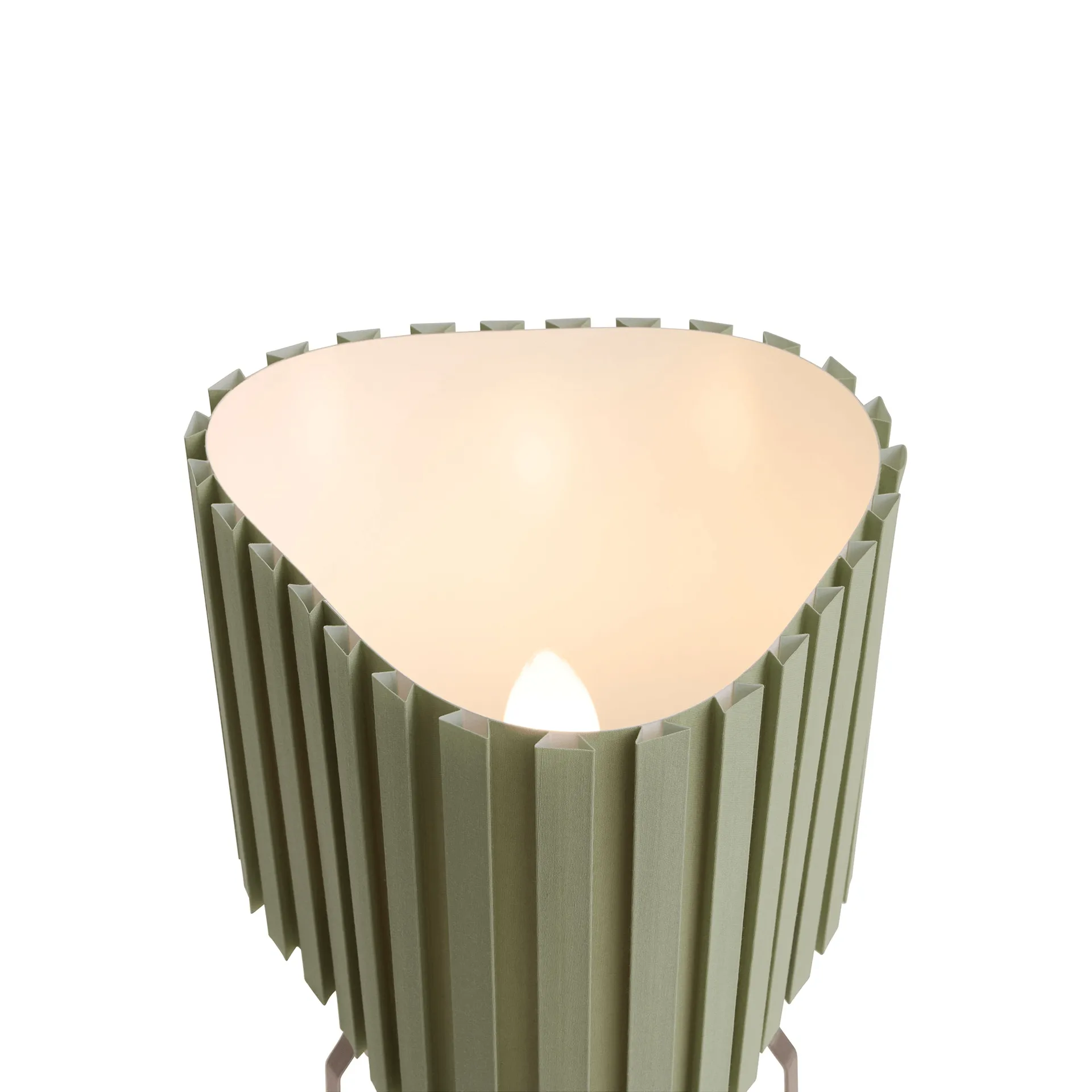 Canelé Tischleuchte, Almond green HAY
